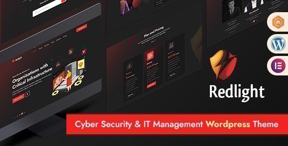 Redlight - Cyber Security & IT Management WordPress Theme