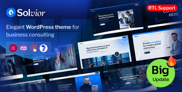 Solvior - Business Consulting WordPress Theme