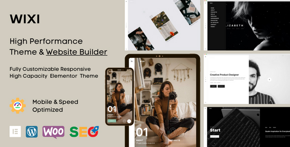 Wixi - Creative Agency Elementor WordPress Theme