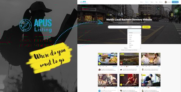 ApusListing - Directory & Listing WordPress Theme