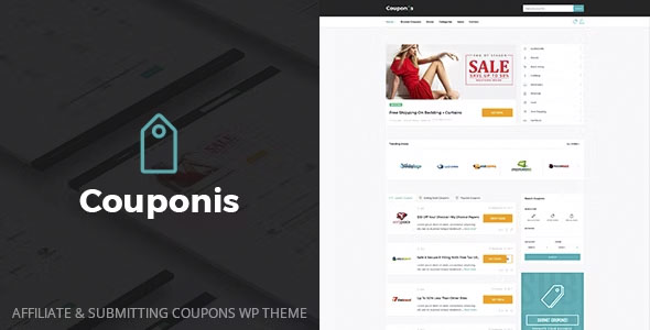 Couponis - Affiliate & Submitting Coupons WordPress Theme