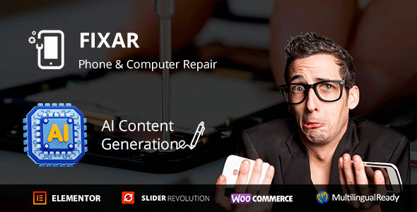 Fixar - Phone & Computer Repair Theme