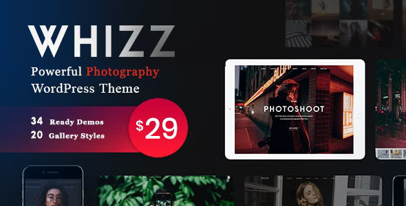 Whizz - Photography WordPress for Photography