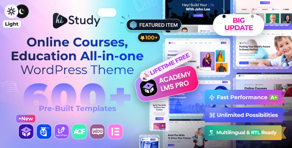 HiStudy - Education WordPress Theme