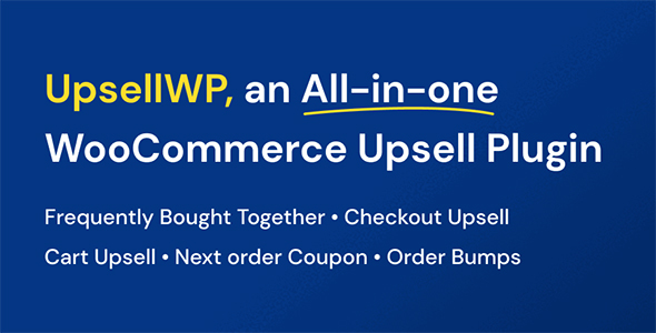 UpsellWP PRO - WooCommerce Upsell, Cross-sell and Order Bumps