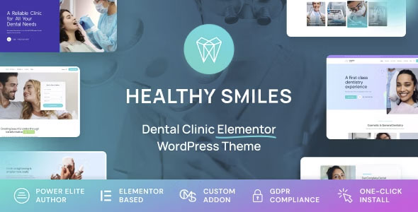 Healthy Smiles - Dental WordPress Theme