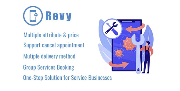 Revy - WordPress booking system for repair service industries